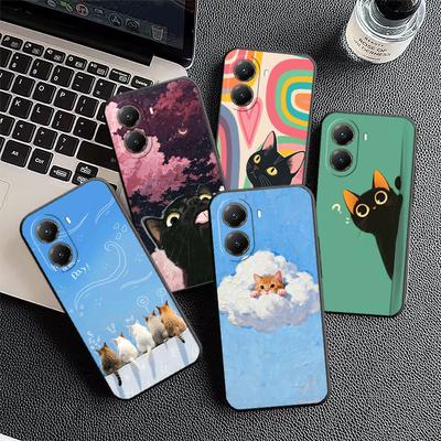 Cat Cute Kitten Cartoon Soft Phone Case for Xiaomi Poco X5 X6 X7 X8 Pro Max X3 F7 F8 Ultra M8 M7 M6 M5 Redmi 15 15C 14C 13C 12C