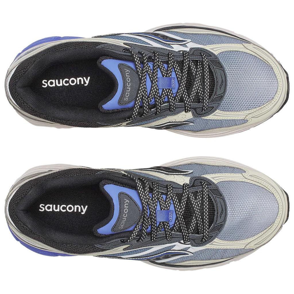 Saucony Pro Grid Omni All in 9 Breathable Running Shoes Unisex Gray Blue Saucony S70933-1