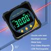 4 Sides Magnet Laser  Angle Ruler Magnet Tilt Inclinometer Digital Protractor  Measuring Tool