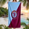 Aston Villa Fotbalový Plážový Ručník Měkký Mikrovláknový Letní Ručník Rychleschnoucí Absorpční Ručník na Pláž, Bazén, Cestování