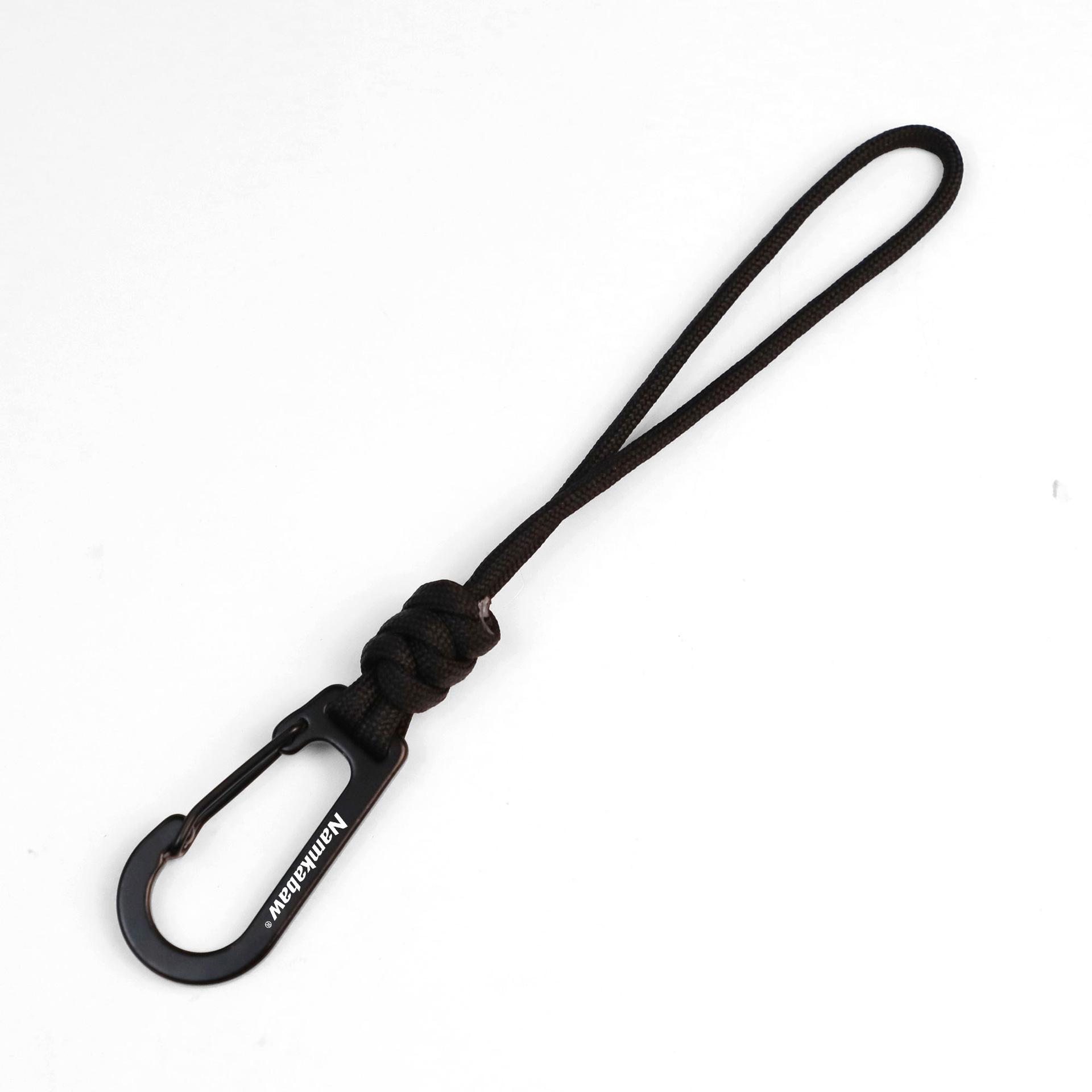 Hand-Woven Seven-Core Keychain Lanyard Anti-Loss Hand Hook Outdoor Camping Multi-Functional Lanyard Steel Wire Quick Hanging *4PCS