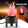 LED Flammeneffekt Licht Simulierte Feuerschale Schwarzer Sockel Party Pub KTV Disco Dekorative Lampe #1