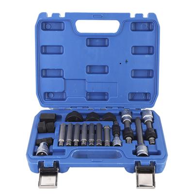 18Pcs Set Alternator Pulley Disassemble Remover Kit Car Repairing Tool