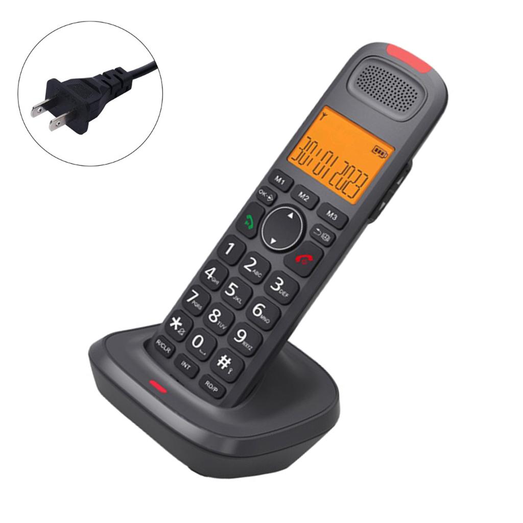 Multi Functional D1015 Wireless Landline Telephone Cordless Phone Desktop Telephone