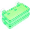 2pcs Escape Reptile Feeding Bowls Durable Plastic Long Lasting Gecko Food Water Dish Pet Multi Function Food Cup Supplies