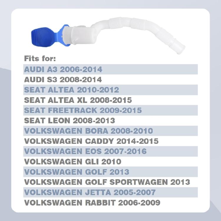 1K0955453S Windshield Washer Reservoir Bottle For Golf