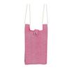 Knitted Mobile Phone Bag Solid Color Shoulder Bag Crossbody Sling Bag with Adjustable Strap for Street Daily Outings Travel Commuting