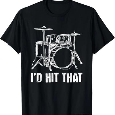 Ich würde Dieses Schlagzeug Schlagzeug Schlagzeuger T-Shirt schlagen