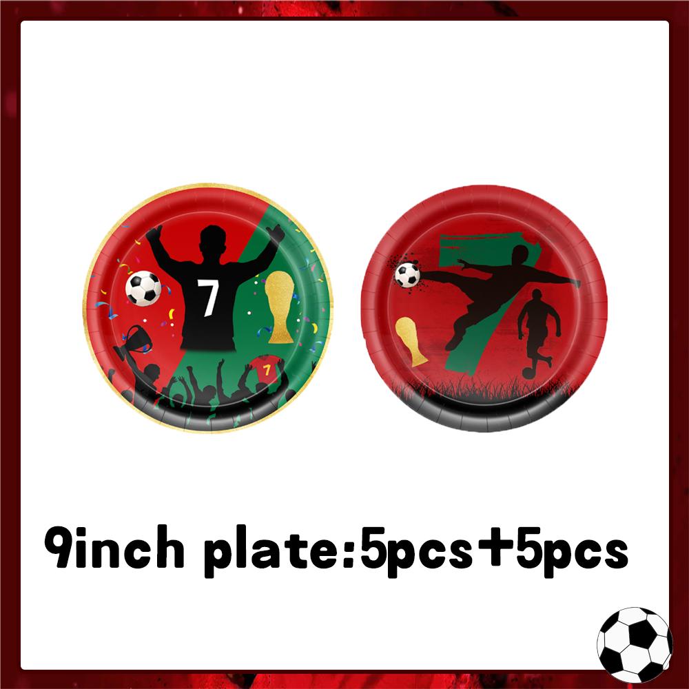 Spanish Football Player Theme Party Decoratiaons Soccer Star Balloon Set Boy Birthday Party Supplies Cr&7 Backdrop Banner Props