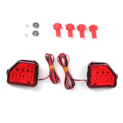 2 Pcs Car Tail Light Wrangler JL 2018-2021 Car Rear Bumper LED Rear Fog