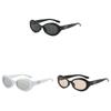 Style Oval Sunglasses With Uv400 Protection For Fashionable Summer Outings