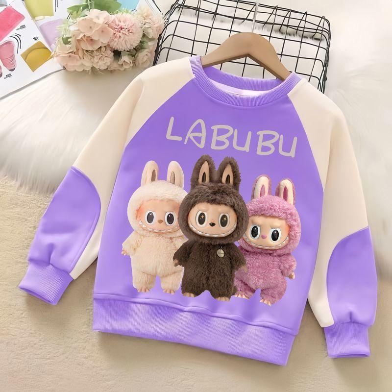 Dětská volná roztomilá mikina s patchworkem, módní kabát s dlouhým rukávem pro chlapce a dívky na jaro a podzim