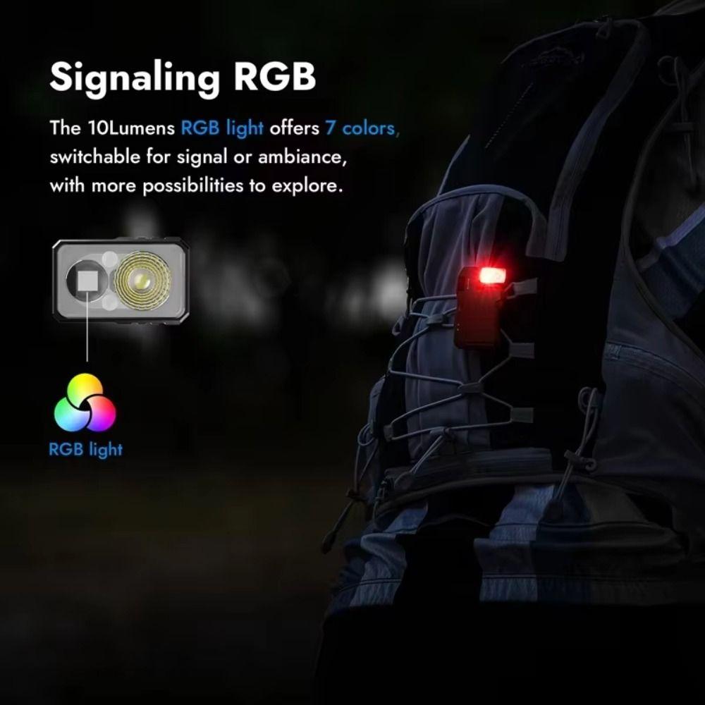 With 180° Rotation & Dual Light Keychain Flashlights G5 Rechargeable Camping Lantern  for Outdoor