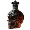 Halloween Decorations Skull Decanter Skull Shaped Whiskey Decanter Bottle Handcrafted Gothic Glass Bottle for Home Bar Halloween