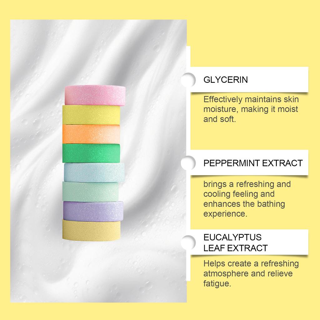 Bath Aromatherapy Tablets, Gentle Cleansing, Portable Perfume, Comfortable Body Skin, Various Scents Of Bath Tablets