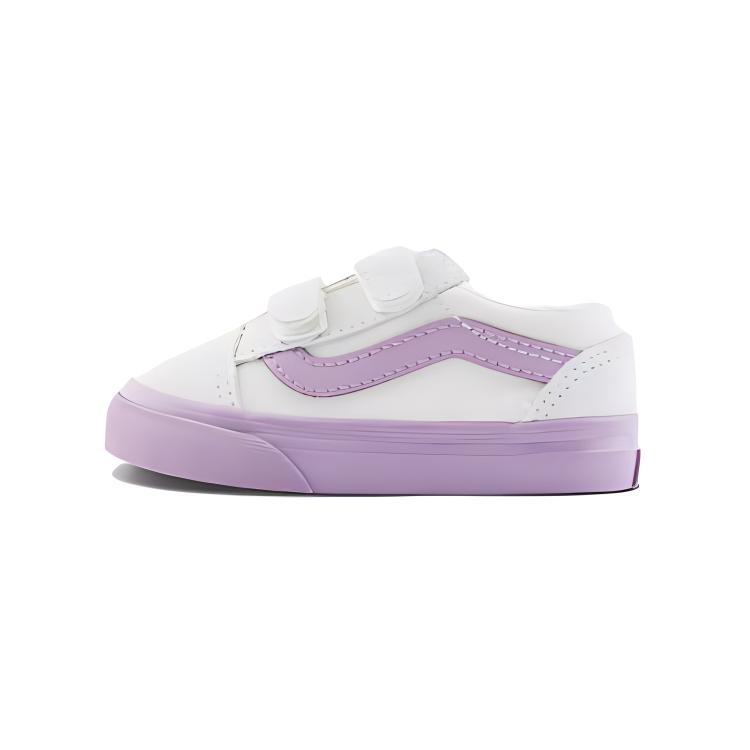 

Vans Мягкие и удобные детские кеды с низким верхом для катания на скейте, детские кроссовки белые VN0009RCD45 19