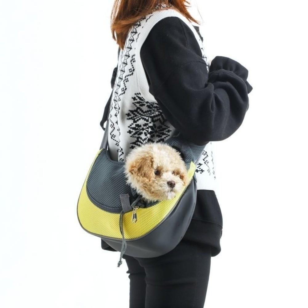 Hands-Free Cat Carrying Bags Oxford Cloth Travel Shoulder Bag New Mesh Sling Bag  for Outdoor