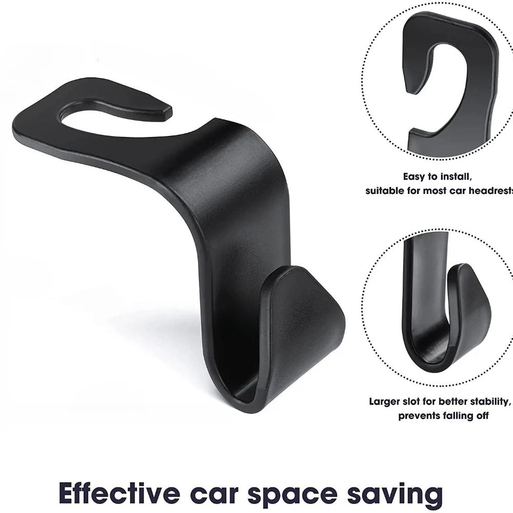 1/1/1Pack Hooks for Bags Car Clips Front Seat Headrest Organizer Holder Auto Fastener Hangers Car Storage Interior Accessories