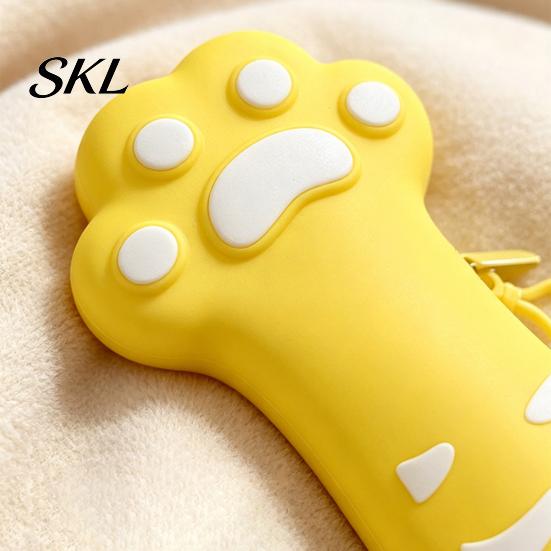 Portable Pen Case Cat Paw Silicone Pencil Case, Large Capacity Stationery Organizer Animal Bag, Students School Supplies Storage Pouch with