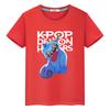 Kawaii Tees Kpop Demon Hunters Kids Print T Shirt for Kids Boy 10year 100%Cotton Cute Tops Anime Short Y2k One Piece Girl Clothes