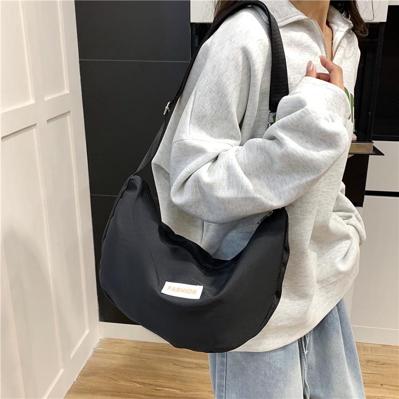 Dámská 2025 Oxford látková taška knedlík - Ležérní, velkokapacitní, všestranná taška na pas, rameno a crossbody