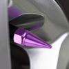 Bouchons de valves de pneu en forme de pic Fabriqués en alliage d'aluminium Convient pour les motos Vélos Longs Trajets Entretien du véhicule