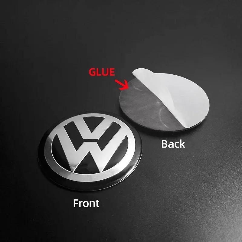 For VW Volkswagen Jetta MK5 Golf 4pcs 56mm 60mm 65mm 70mm 75mm Car Wheel Center Hub Cap Sticker For Volkswagen VW CC GTI Polo Go