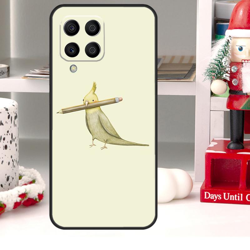 Parrot Bird For Samsung Galaxy M13 M33 M53 M52 M32 M12 M14 M34 M54 M21 M31 M51 M20 M15 M55 M30s Case