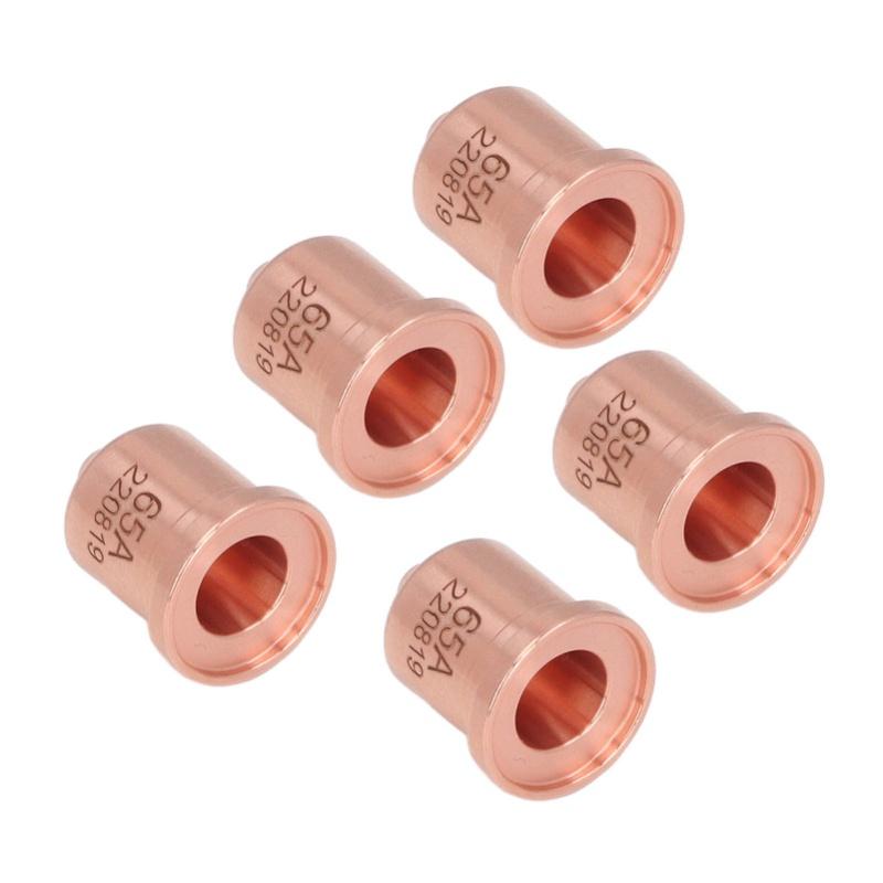5Pcs Plasma Electrode Tip Brass 220819 Plasma Electrode Tip Set For PMX 65 85 105 65A
