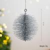 Champagne Gold Christmas Tree Ornaments: Spherical, Pine Cone, and Snowflake Shapes.