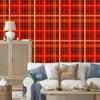 Red and peach checkered wallpaper 50x1000