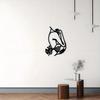Lotus Flower Metal Wall Art Black Iron Home Decor For Living Room Bedroom Wedding Gift