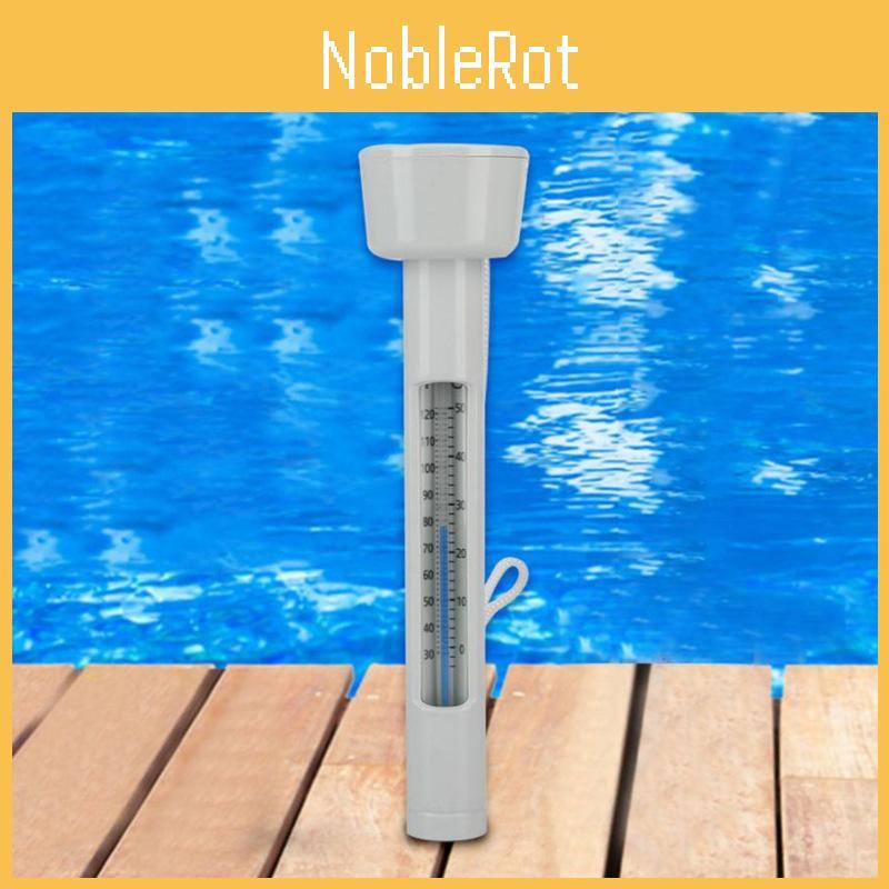 Schwimmbecken Schwimmendes Wasserthermometer Weiß Nicht-elektrisch Zur Messung von Wasser- und Badetemperatur