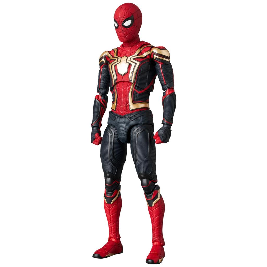 Medicom Toy MAFEX No. 245 Spider-Man Integrated Suit Action Figure, Approximately 150mm Tall, Non-scale, Pre-painted