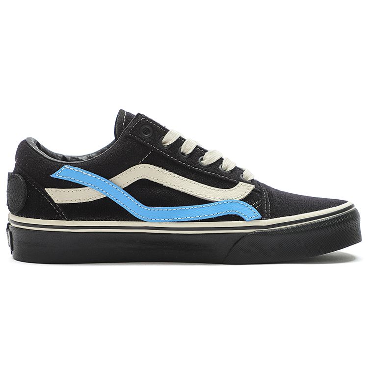 Vans Old Skool Taka Hayashi Suede Collaboration Low Top Skate Shoes Unisex Sneaker Black VN0A3WKTBLK