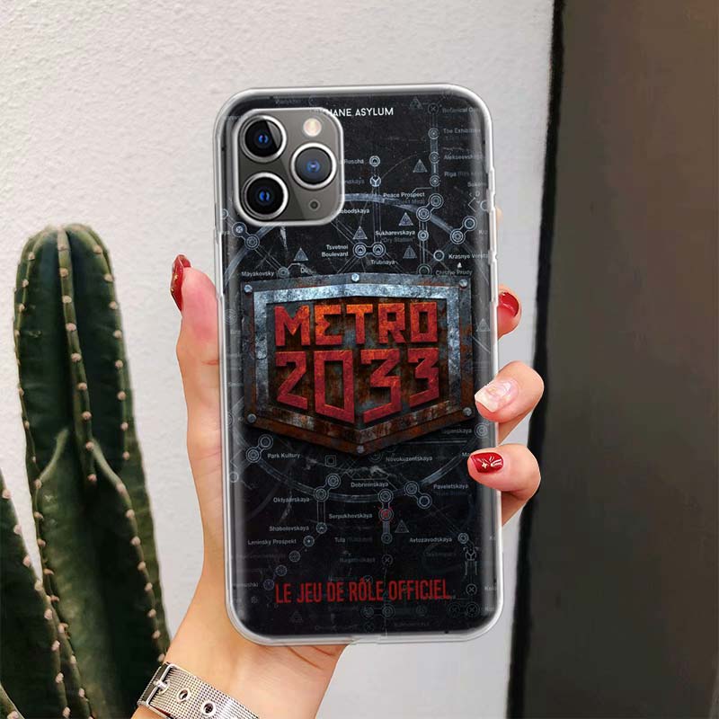 

Metro 2033 For iPhone 17 Air 16 15 14 Plus 13 Mini 12 11 Pro Max Phone Case 16E 7 Print 8 SE Fundas Cover Soft Coque 16 15 14 13 iPhone 15 Plus