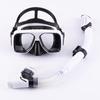 Nuorman Silicone Full Dry Snorkel Set with Tempered Glass Mask