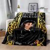Michael Jackson Retro Druck Decken Picknickdecke Flanelldecke Weiche Gemütliche Decke Reise Decken Bettbezüge Geburtstagsgeschenk