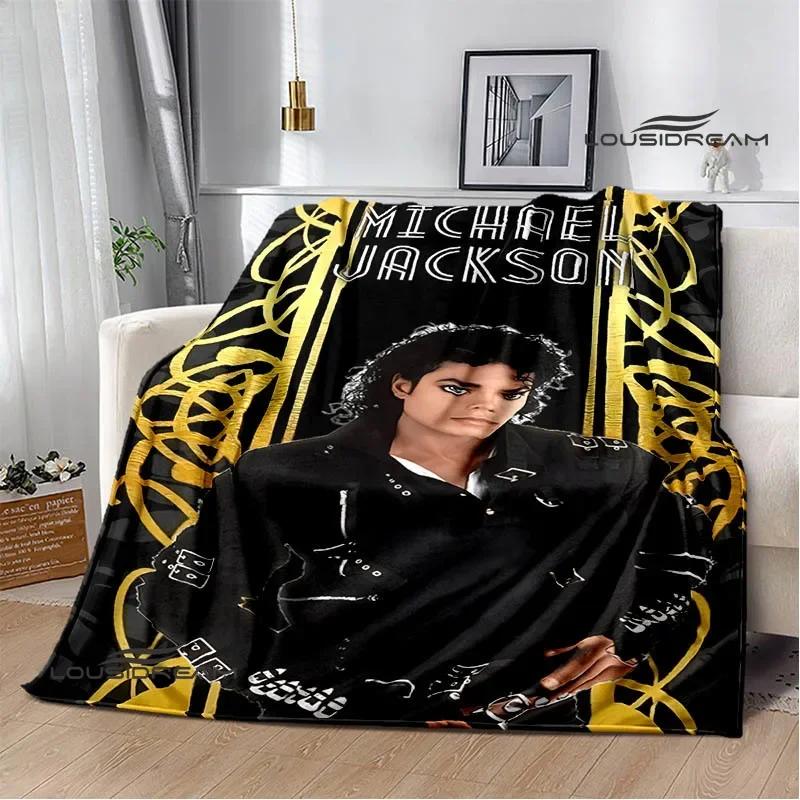 Michael Jackson Retro Druck Decken Picknickdecke Flanelldecke Weiche Gemütliche Decke Reise Decken Bettbezüge Geburtstagsgeschenk