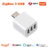 Tuya Smart WiFi Zigbee 1-3 Gang USB Adaptor Switch 5V Mini USB Power Adaptor Smart Life Control Works with Via Alexa Google Home