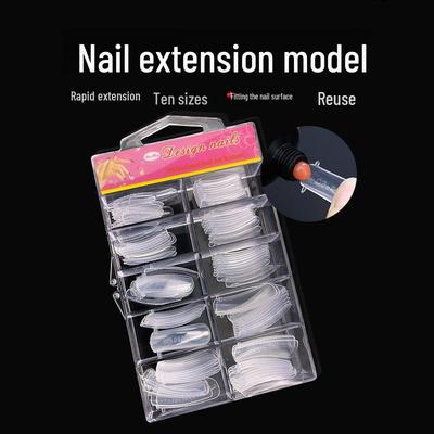 Ultra-Thin Seamless Nail Tips: Transparent, No-Grinding, Full & Half Stickers for Salon-Quality Manicures.