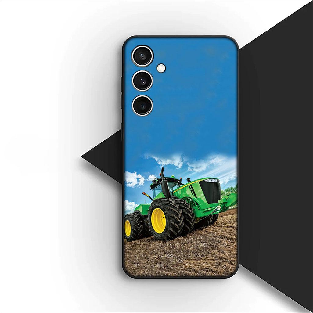 

Soft Cover for Samsung Galaxy S24 S25 S23 FE Ultra Plus S7 Edge S25+ S23+ A56 5G Casing Phone Case Farms Vehicles Tractors Galaxy S25 Ultra