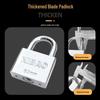 40mm Stainless Steel Square Padlock with 4 Keys