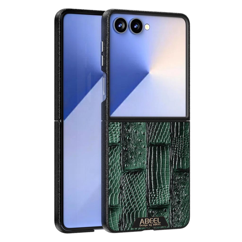 ABEEL For Samsung Galaxy Z Flip7 5G Case Compatible with MagSafe Beast Texture Micro-Embossing Back Cover