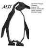 Hohle Design Pinguin Geometrische Figur, Schwarzes Ornament, 3D Gedruckte Moderne Dekoration Abstrakte Kunst Statue für Zuhause Büro Schreibtisch Dekoration