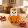 Button Press Pumpkin Cat Clicker Keychain Halloween Fidget Toy Cute 3D Printed Pendant  School Bag