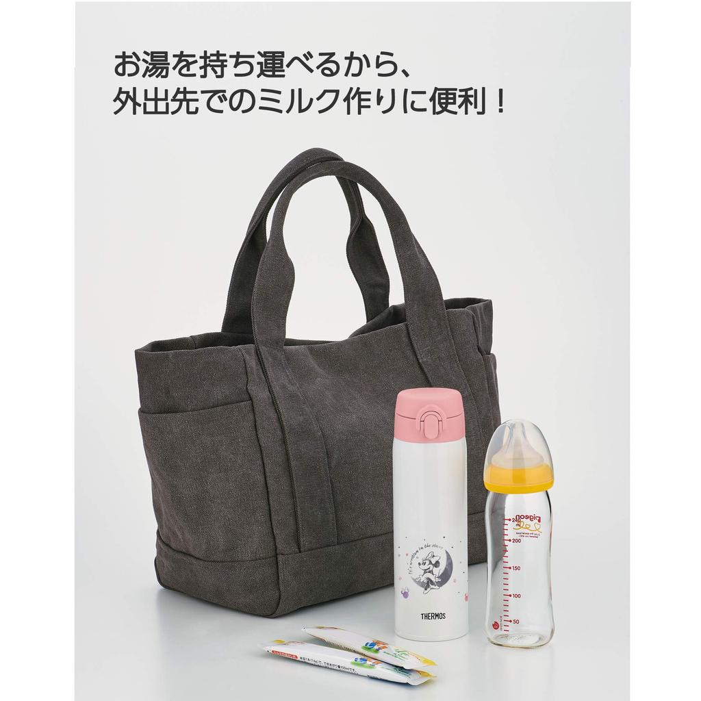 Thermos Stainless Steel Bottle for Milk Formula Minnie Stainless Steel Thermos Bottle Ideal for Making Milk Capacity 500ml 0.5L JNX-502DS (MNI)