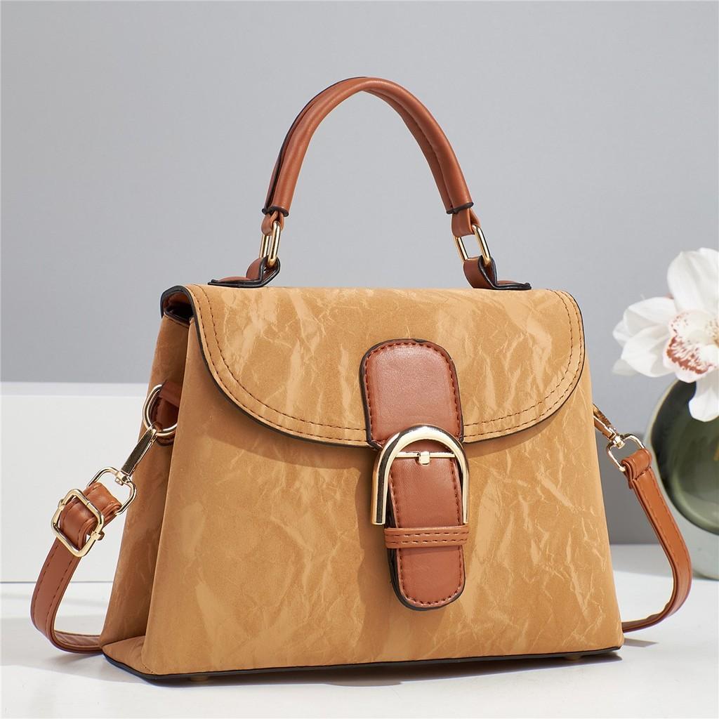 Vintage Pu Small Shoulder Bag With Printed Design For Daily Casual Use