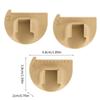 3Pcs Different Size Sewing Measure Set Sturdy Plastic Stitching Aid for Home Crafting
