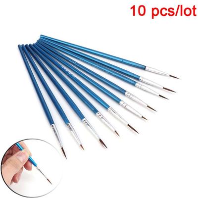 Thin Pastry Watercolor Artist Paint Brush Fondant Cake Decorating Nylon Fiber Hair Line Drawing Pen